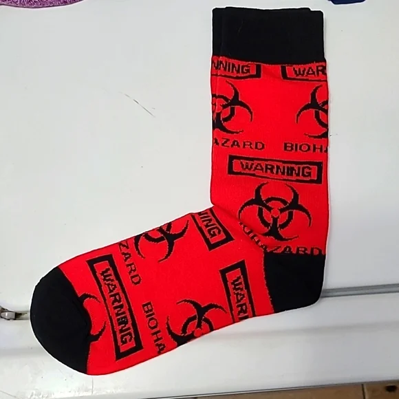 Socks!🦖3/$30🦖 BioHazard!!! - Picture 2 of 2